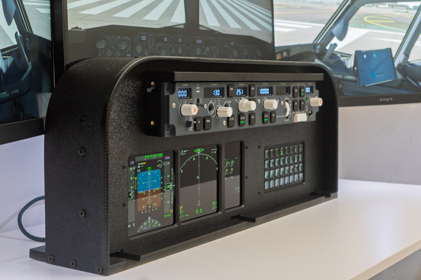 Boeing Panel Compatible with Winwing Sim Panel of Auto Pilot 3 and Streamdeck XL