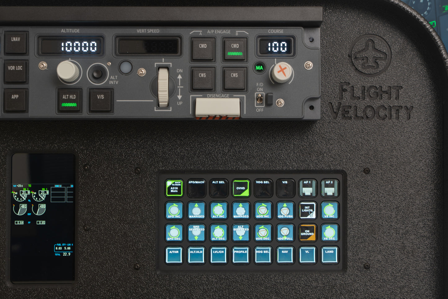 Boeing Panel Compatible with Winwing Sim Panel of Auto Pilot 3 and Streamdeck XL
