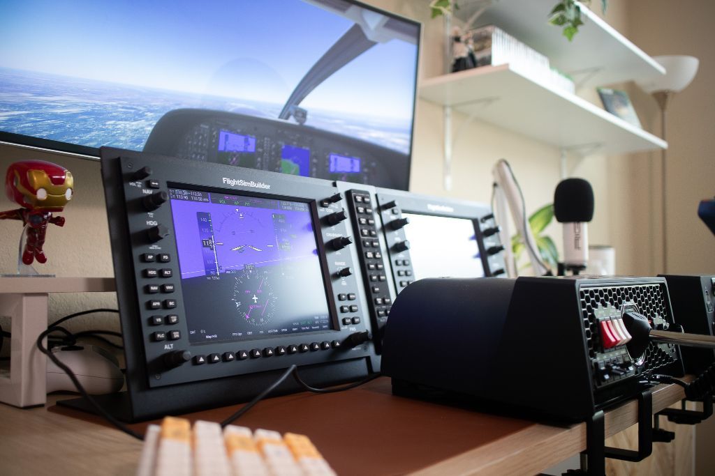 FlightSimBuilder G1000 Suite with Metal Stands