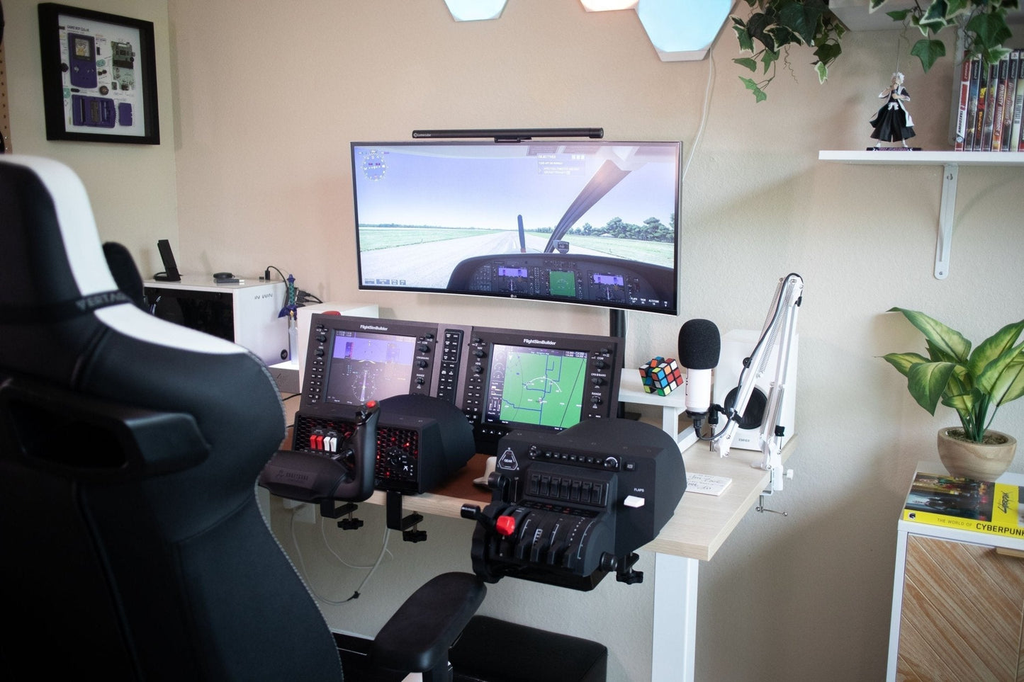 FlightSimBuilder G1000 Suite with Metal Stands