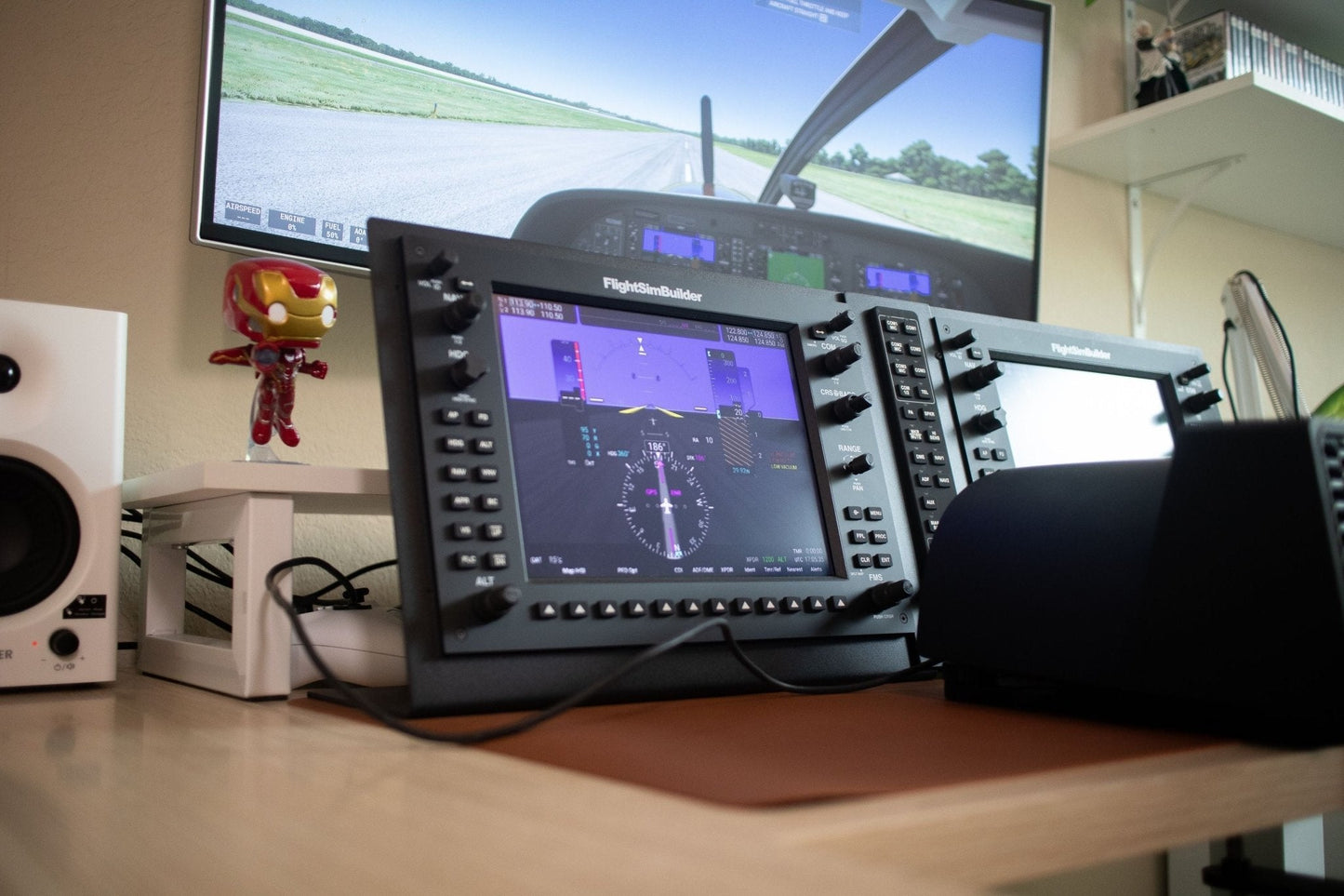 FlightSimBuilder G1000 Suite with Metal Stands