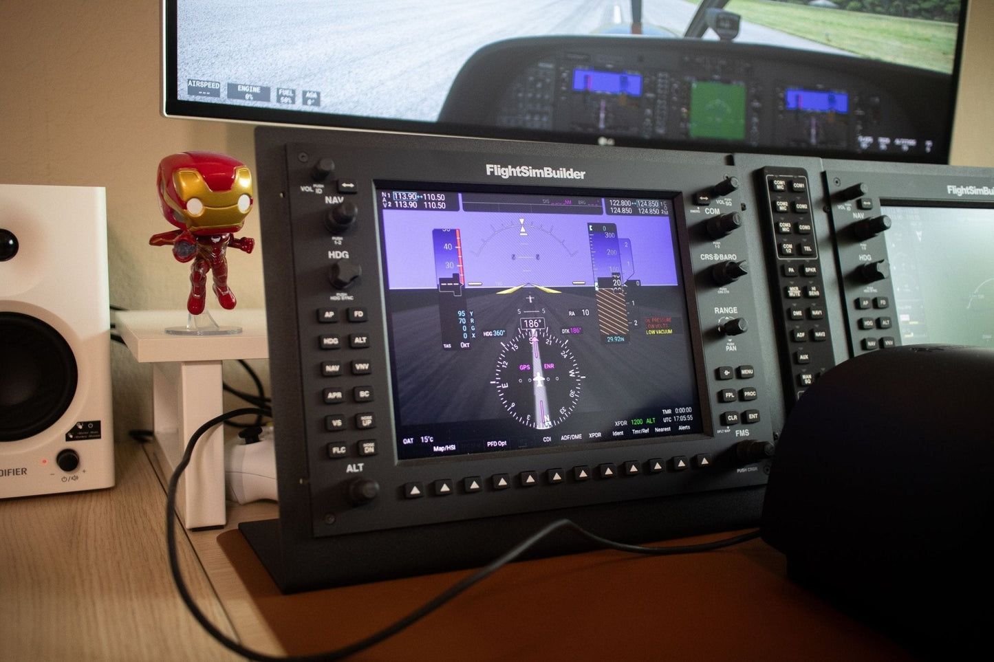 FlightSimBuilder G1000 Suite with Metal Stands