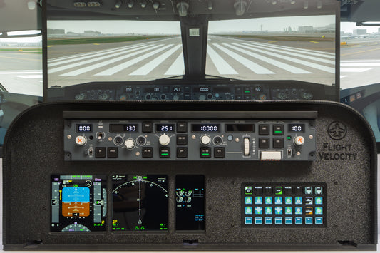 Boeing Panel Compatible with Winwing Sim Panel of Auto Pilot 3 and Streamdeck XL