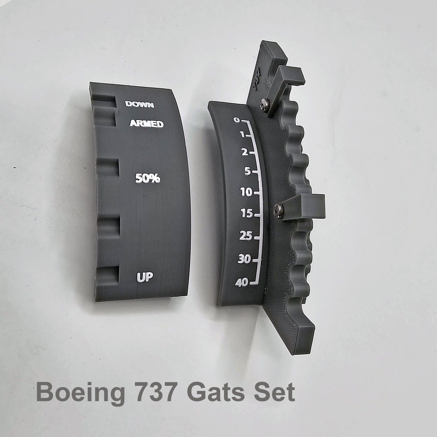 ProDeskSim Advanced dual action gates and speed brake detent track only - Boeing 737