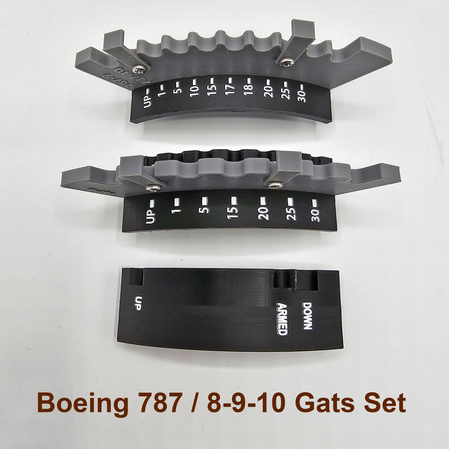 ProDeskSim Advanced dual action gates and speed brake detent track only - Boeing 787 8/9/10