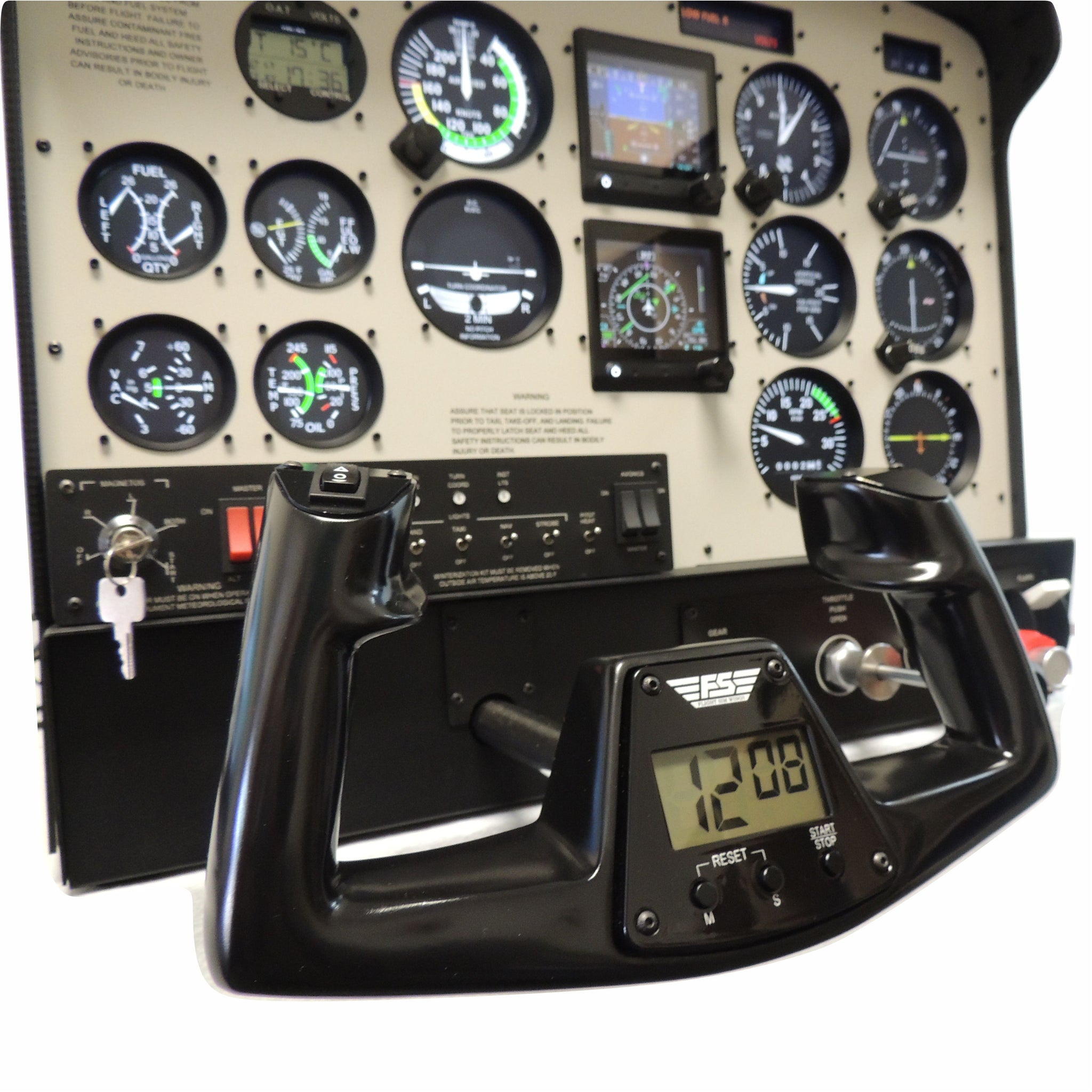 Flight Velocity Steam Gauge Hybrid G5 Mini Cockpit