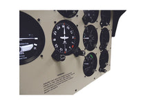 Flight Velocity 24" Steam Gauge Panel Overlay