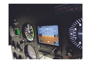 Flight Velocity 24" Steam Gauge Hybrid G5 Panel Overlay with Switch Panel