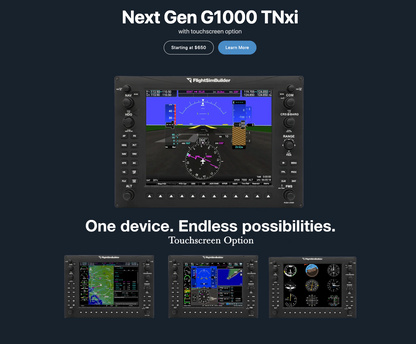 FlightSimBuilder G1000 Suite (Touch Screen)