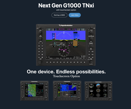 FlightSimBuilder G1000 Suite (No Touch Screen)