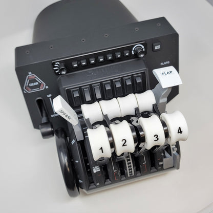 Boeing 747 Throttle quadrant addons for the Honeycomb Bravo Throttle Quadrant