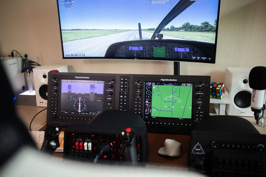 FlightSimBuilder G1000 Suite with Metal Stands