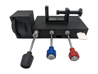 Throttle, Propeller, Mixture, (TPM) Flaps and Trim Controller For Flight Simulators - Removable Desktop Mount