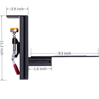 Meza Mount-Set of 2 Heavy Duty Hotas Desk Mounts Compatible with Thrustmaster HOTAS / WinWing Orion 2 with All Installation Bolts ＆ Install Manual