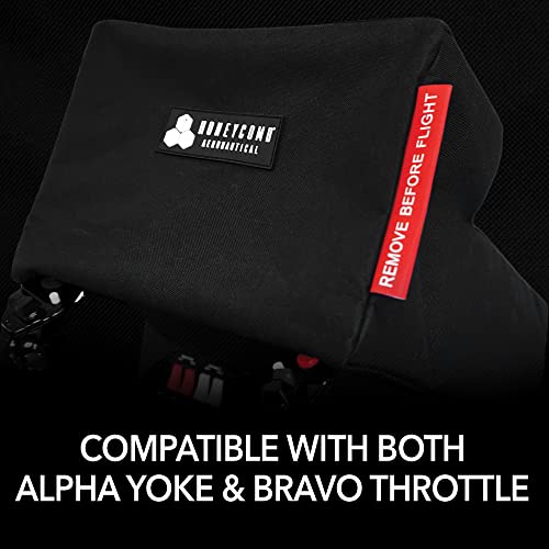 Honeycomb Dust Cover for Alpha Flight Controls Yoke and Bravo Throttle Quadrant