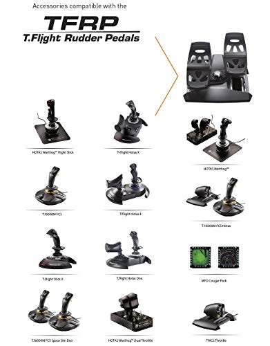 Thrustmaster TFRP Rudder Pedals (Windows, XBOX Series X/S, One, PS5, PS4)