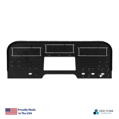 FV2H - Low Profile Cockpit Panel with Honeycomb Alpha Support