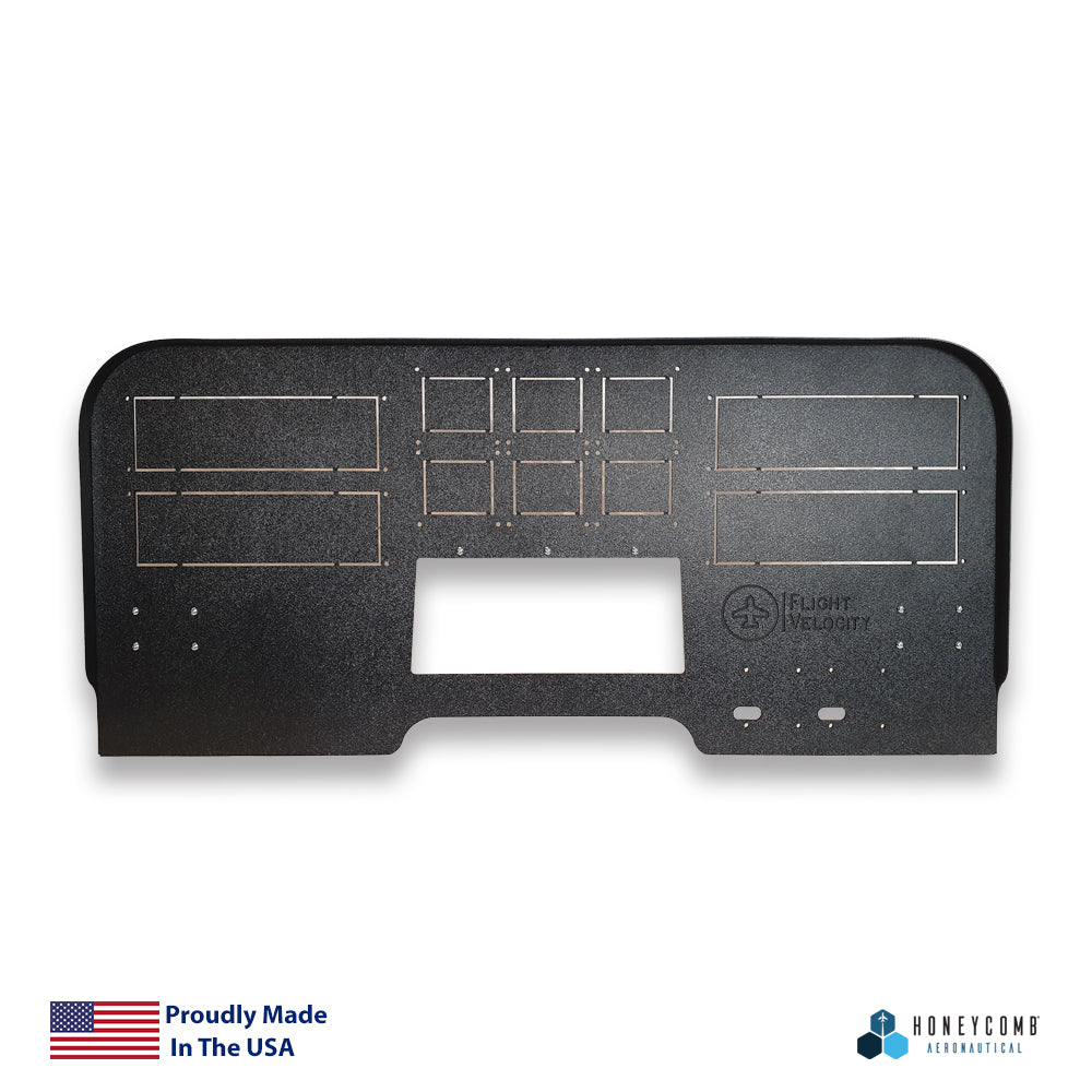 FV3H - Mid Profile Cockpit Panel with Honeycomb Flight Control Support