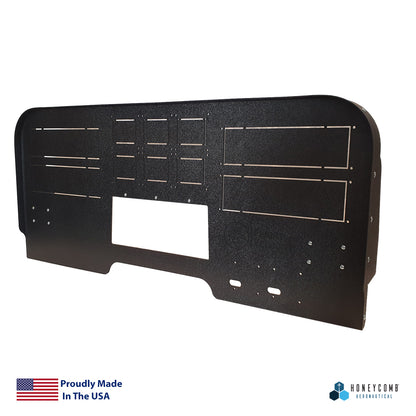 FV3H - Mid Profile Cockpit Panel with Honeycomb Flight Control Support