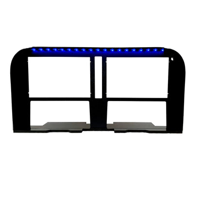 Under glare shield LED light kit