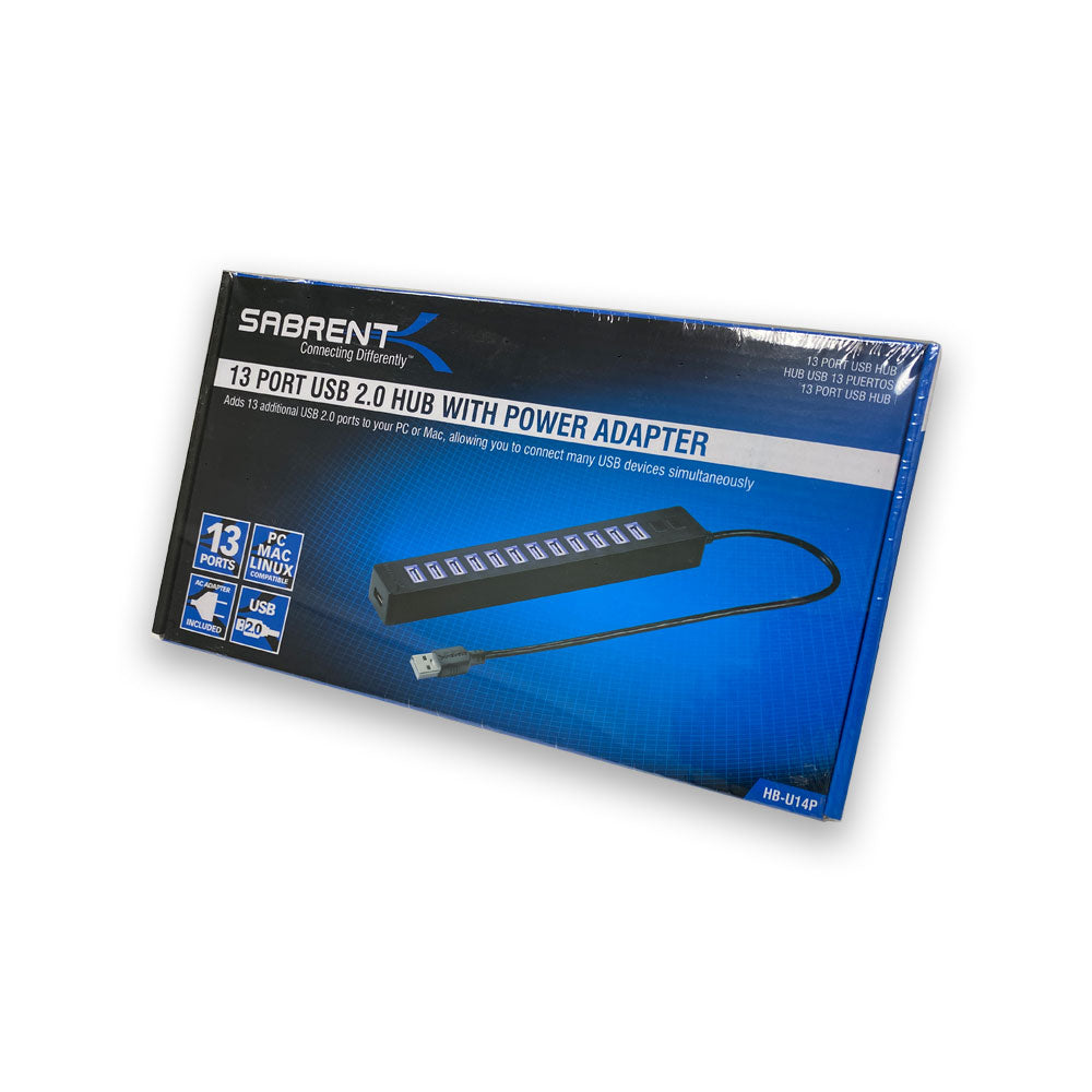 Sabrent 13 Port Powered USB Hub